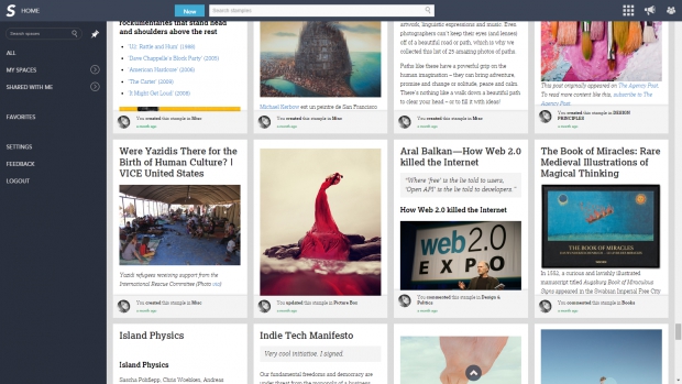 Une capture du service proposé par Stample