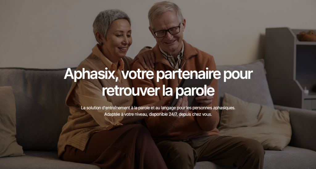 IA : Aphasix veut moderniser la rÃ©Ã©ducation post-AVC