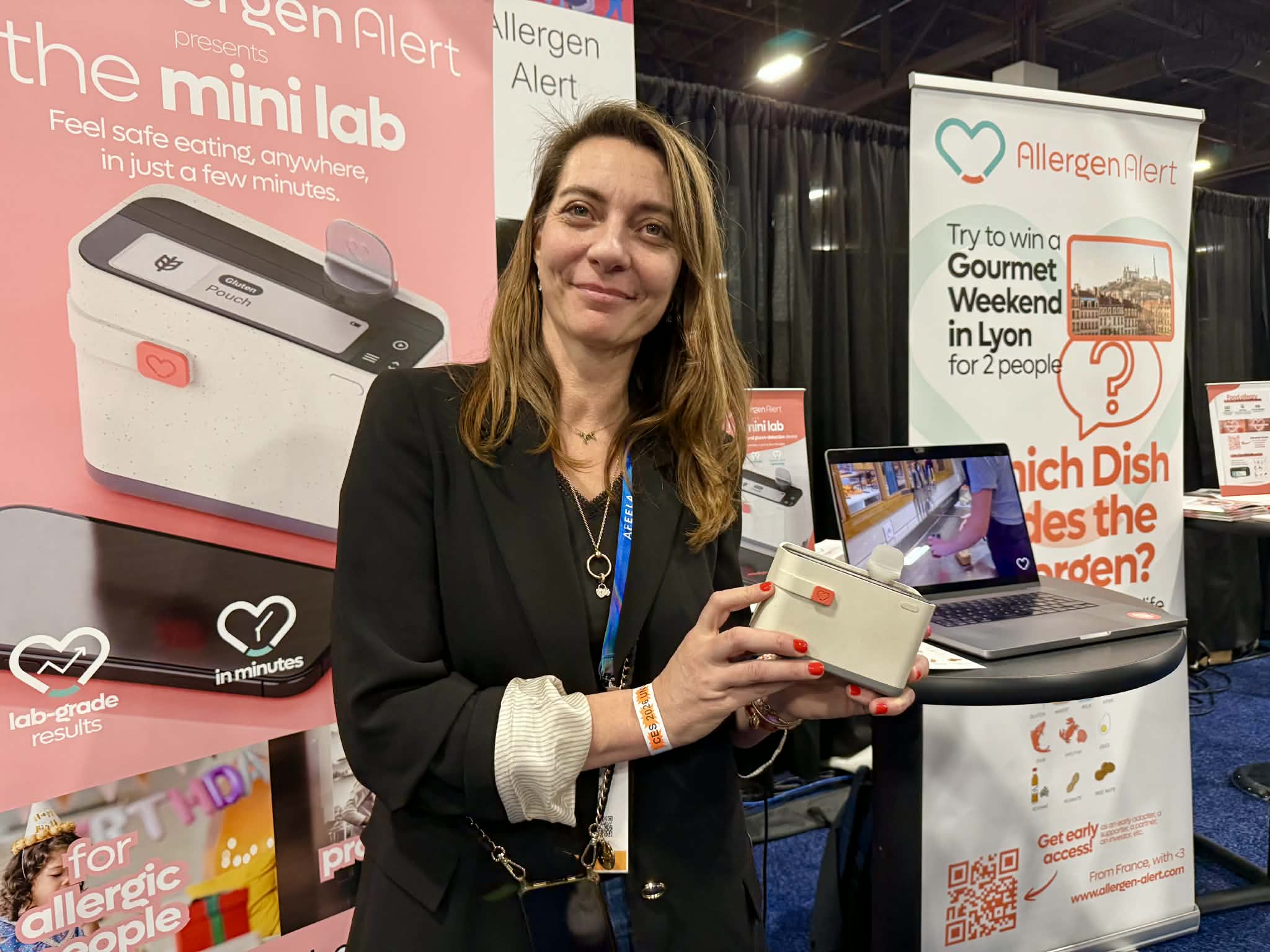 CES 2026 : Allergen Alert, finaliste du Fundtruck 2025, dévoile un laboratoire de poche pour détecter les allergènes alimentaires en un clin d’œil